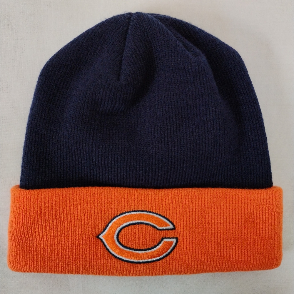 Youth Reebok NFL Chicago Bears Football Kids Cuffed Beanie Winter Sports Hat